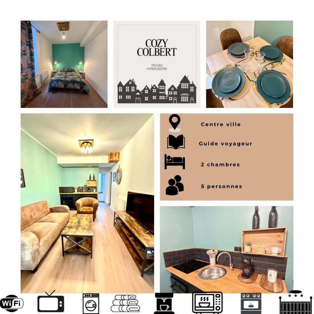 Apartamento Hyper Centre Le Cozy Colbert Troyes Exterior foto